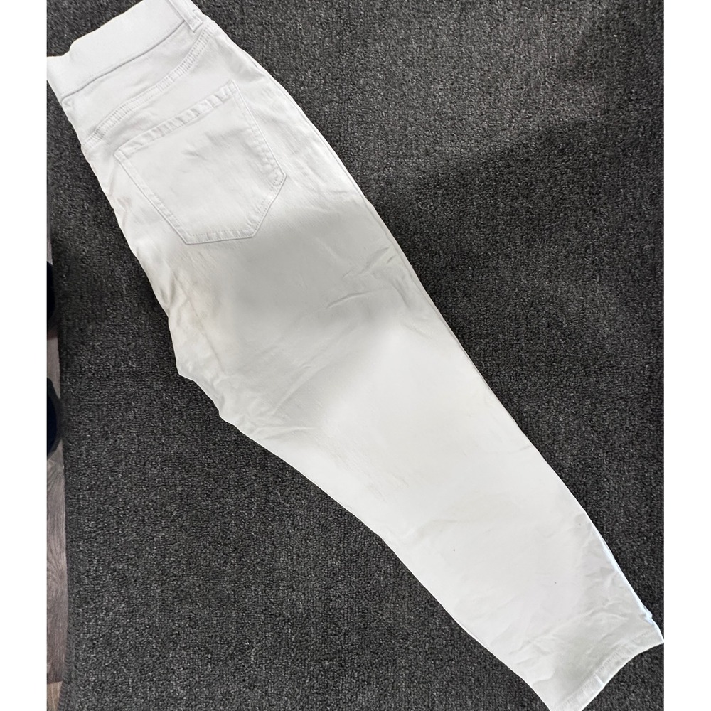 Time and Tru Womens White High Rise Skinny Jeans Size M 8-10 Stretch Denim - Picture 6 of 7
